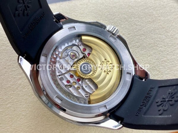 GR Factory Patek Philippe Aquanaut 5267/200A-001 38.8mm Steel Black Rubber Strap Black Dial