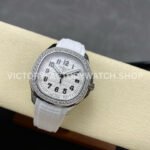GR Factory Patek Philippe Aquanaut 5267/200A-010 38.8mm Steel White Rubber Strap White Dial