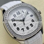GR Factory Patek Philippe Aquanaut 5267/200A-010 38.8mm Steel White Rubber Strap White Dial