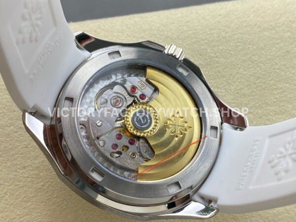 GR Factory Patek Philippe Aquanaut 5267/200A-010 38.8mm Steel White Rubber Strap White Dial