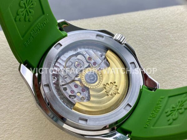 GR Factory Patek Philippe Aquanaut 5267/200A-011 38.8mm Steel Green Rubber Strap Green Dial
