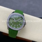GR Factory Patek Philippe Aquanaut 5267/200A-011 38.8mm Steel Green Rubber Strap Green Dial