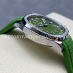 GR Factory Patek Philippe Aquanaut 5267/200A-011 38.8mm Steel Green Rubber Strap Green Dial