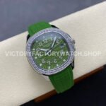 GR Factory Patek Philippe Aquanaut 5267/200A-011 38.8mm Steel Green Rubber Strap Green Dial