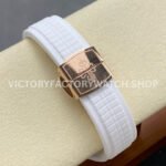 GR Factory Patek Philippe Aquanaut 5268/200R-001 38.8mm Rose Gold White Rubber Strap White Dial