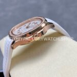 GR Factory Patek Philippe Aquanaut 5268/200R-001 38.8mm Rose Gold White Rubber Strap White Dial