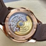GR Factory Patek Philippe Aquanaut 5268/200R-010 38.8mm Rose Gold Brown Rubber Strap Brown Dial