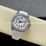GR Factory Patek Philippe Aquanaut 5269/200-001 38.8mm White Gold White Rubber Strap Arabic Numerals White Dial