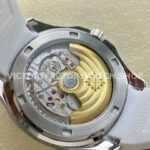 GR Factory Patek Philippe Aquanaut 5269/200-001 38.8mm White Gold White Rubber Strap Arabic Numerals White Dial