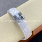 GR Factory Patek Philippe Aquanaut 5269/200-001 38.8mm White Gold White Rubber Strap Arabic Numerals White Dial