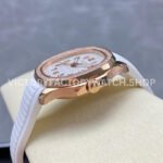 GR Factory Patek Philippe Aquanaut 5269/200R-001 38.8mm Rose Gold White Rubber Strap Arabic Numerals White Dial