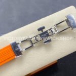 GR Factory Patek Philippe Aquanaut 5968A-001 42.2mm Steel Orange Rubber Strap Black Dial