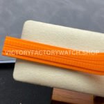 GR Factory Patek Philippe Aquanaut 5968A-001 42.2mm Steel Orange Rubber Strap Black Dial