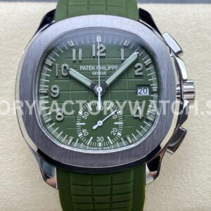 GR Patek Philippe Aquanaut 5968G-010 green dial 42.2mm