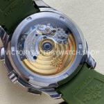 GR Factory Patek Philippe Aquanaut 5968G-010 42.2mm Steel Green Rubber Strap Green Dial (5) GR Factory Patek Philippe Aquanaut 5968G-010 42.2mm Steel Green Rubber Strap Green Dial