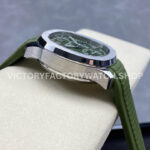 GR Factory Patek Philippe Aquanaut 5968G-010 42.2mm Steel Green Rubber Strap Green Dial (8) GR Factory Patek Philippe Aquanaut 5968G-010 42.2mm Steel Green Rubber Strap Green Dial