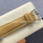 GR Factory Patek Philippe Calatrava 5226G-001 40mm White Gold Brown Leather Strap Arabic Numerals Black Dial