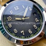 GR Factory Patek Philippe Calatrava 5226G-001 40mm White Gold Brown Leather Strap Arabic Numerals Black Dial