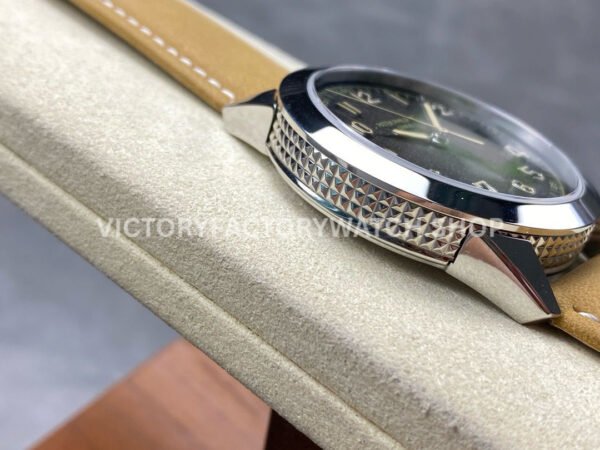 GR Factory Patek Philippe Calatrava 5226G-001 40mm White Gold Brown Leather Strap Arabic Numerals Black Dial