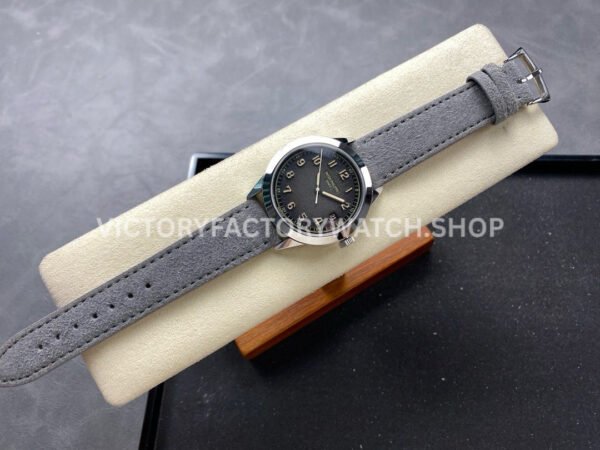 GR Factory Patek Philippe Calatrava 5226G-001 40mm White Gold Calf Skin Strap Arabic Numerals Grey Dial