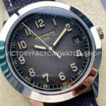 GR Factory Patek Philippe Calatrava 5226G-001 40mm White Gold Canvas Strap Arabic Numerals Black Dial