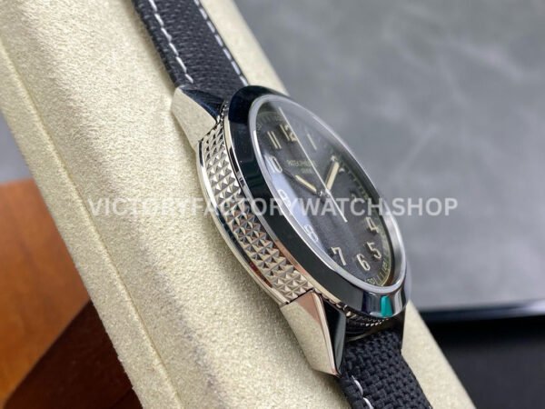 GR Factory Patek Philippe Calatrava 5226G-001 40mm White Gold Canvas Strap Arabic Numerals Black Dial