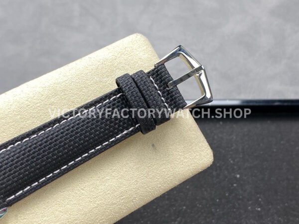 GR Factory Patek Philippe Calatrava 5226G-001 40mm White Gold Canvas Strap Arabic Numerals Black Dial