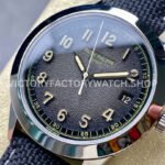 GR Factory Patek Philippe Calatrava 5226G-001 40mm White Gold Canvas Strap Arabic Numerals Black Dial