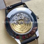 GR Factory Patek Philippe Calatrava 5226G-001 40mm White Gold Canvas Strap Arabic Numerals Black Dial