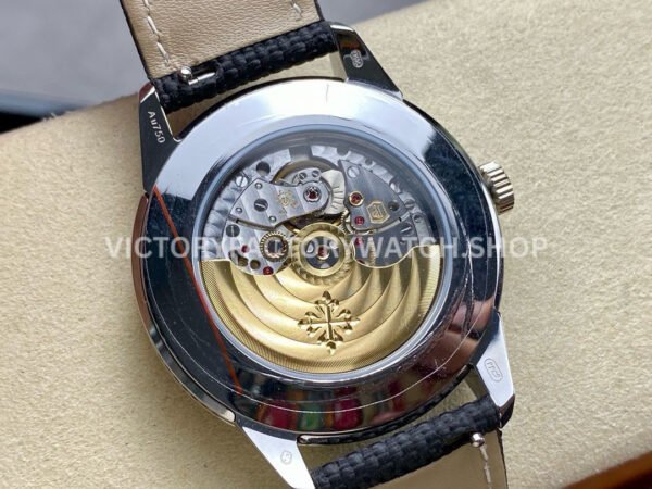 GR Factory Patek Philippe Calatrava 5226G-001 40mm White Gold Canvas Strap Arabic Numerals Black Dial