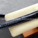 GR Factory Patek Philippe Calatrava 5226G-001 40mm White Gold Leather Strap Arabic Numerals Black Dial