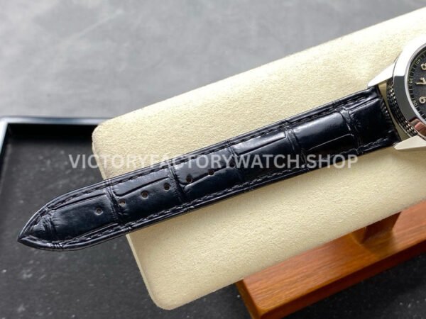 GR Factory Patek Philippe Calatrava 5226G-001 40mm White Gold Leather Strap Arabic Numerals Black Dial