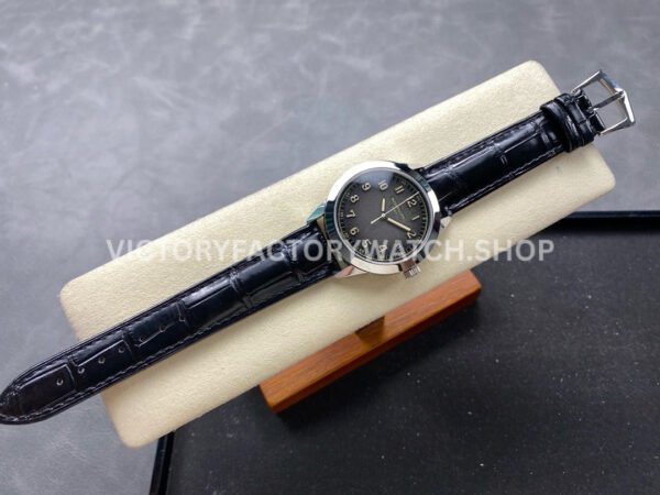 GR Factory Patek Philippe Calatrava 5226G-001 40mm White Gold Leather Strap Arabic Numerals Black Dial