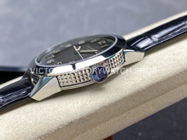 GR Factory Patek Philippe Calatrava 5226G-001 40mm White Gold Leather Strap Arabic Numerals Black Dial