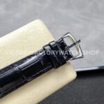 GR Factory Patek Philippe Calatrava 5226G-001 40mm White Gold Leather Strap Arabic Numerals Black Dial