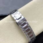 GR Factory Patek Philippe Emerald Nautilus 5711-111P-001 35.2mm Full Platinum Gray Dial (9) GR Factory Patek Philippe Emerald Nautilus 5711/111P-001 35.2mm Full Platinum Blue Diamond Bezel Gray Dial