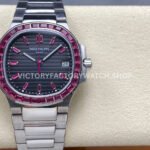 GR Emerald Nautilus 5711 112P 001 black dial red diamond bezel