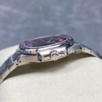 GR Factory Patek Philippe Emerald Nautilus 5711-112P-001 35.2mm Full Platinum Red Diamond Bezel Black Dial