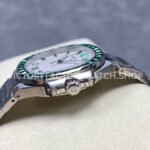 GR Factory Patek Philippe Emerald Nautilus 5711/113P-010 35.2mm Full Platinum Green Diamond White Dial