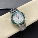GR Factory Patek Philippe Emerald Nautilus 5711/113P-010 35.2mm Full Platinum Green Diamond White Dial