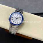 GR Factory Patek Philippe Emerald Nautilus 5711/113P 35.2mm Full Platinum Blue Diamond White Dial