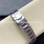 GR Factory Patek Philippe Emerald Nautilus 5711/113P 35.2mm Full Platinum Blue Diamond White Dial