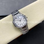 GR Factory Patek Philippe Emerald Nautilus 5711/110P-010 35.2mm Full Platinum Diamond Bezel White Dial