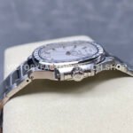 GR Factory Patek Philippe Emerald Nautilus 5711/110P-010 35.2mm Full Platinum Diamond Bezel White Dial
