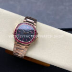 GR Factory Patek Philippe Emerald Nautilus 5723/112R-001 35.2mm Full Rose Gold Ruby Diamond Black Dial