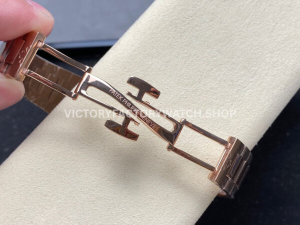 GR Factory Patek Philippe Emerald Nautilus 5723/112R-001 35.2mm Full Rose Gold Ruby Diamond Black Dial