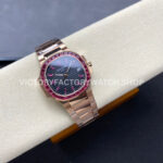 GR Factory Patek Philippe Emerald Nautilus 5723/112R-001 35.2mm Full Rose Gold Ruby Diamond Black Dial
