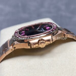 GR Factory Patek Philippe Emerald Nautilus 5723/112R-001 35.2mm Full Rose Gold Ruby Diamond Black Dial