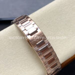 GR Factory Patek Philippe Emerald Nautilus 5723/112R-001 35.2mm Full Rose Gold Ruby Diamond Black Dial