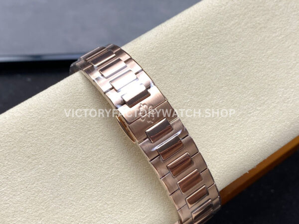 GR Factory Patek Philippe Emerald Nautilus 5723/112R-001 35.2mm Full Rose Gold Ruby Diamond Black Dial